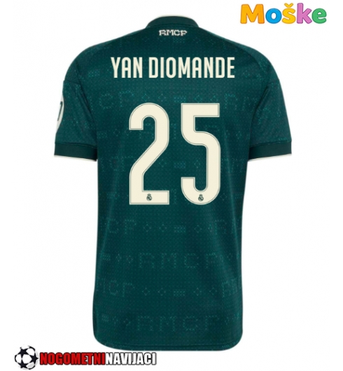 Moške Nogometnih dresov Real Madrid Yan Diomande #25 Gostujoči 2026-27 Kratki rokavi Moške Nogometnih dresov Real Madrid Yan Diomande #25 Gostujoči 2026-27 Kratki rokavi